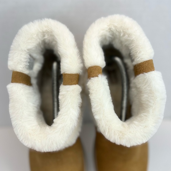 Skechers Women's On the GO Joy Winter Ankle Boots Faux Fur Chesnut Sz 9M XLNT! - Picture 11 of 16